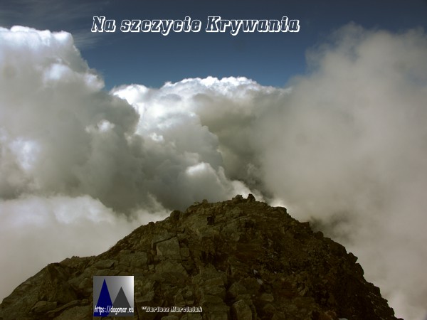 na szczycie Krywania